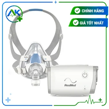 Bộ máy trợ thở ResMed Airmini kèm mặt nạ mũi miệng F20